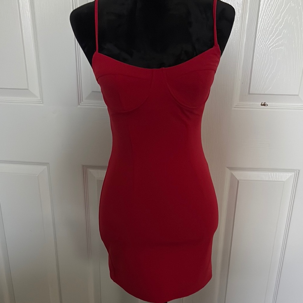 Tobi Red Bodycon Dress